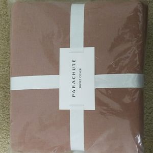 Parachute linen full / queen duvet cover in clay NWT